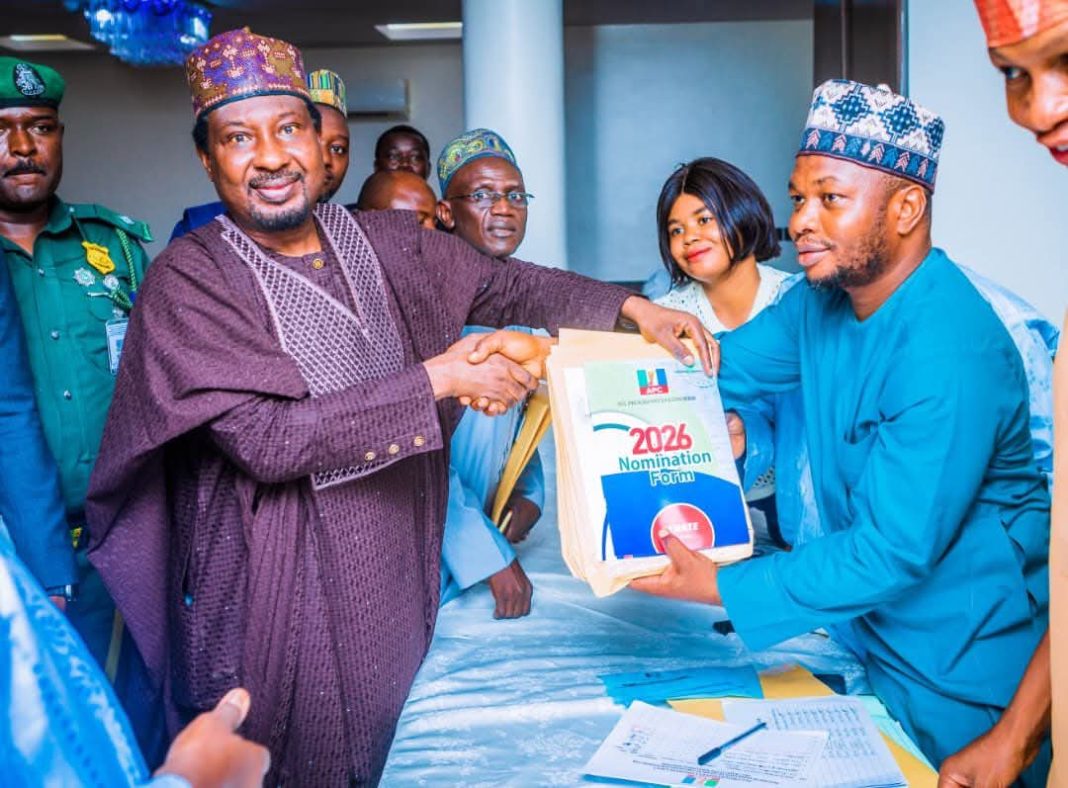 DSP Barau Jibrin Submits APC Nomination Form, Seeks Support for Re-Election Bid DSP Barau Jibrin Submits APC Nomination Form, Seeks Support for Re-Election Bid