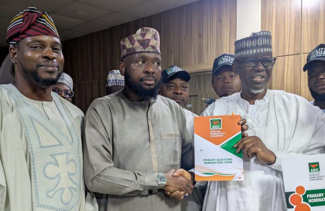 Ibrahim Little picks Kano ADC governorship nomination form Ibrahim Little picks Kano ADC governorship nomination form